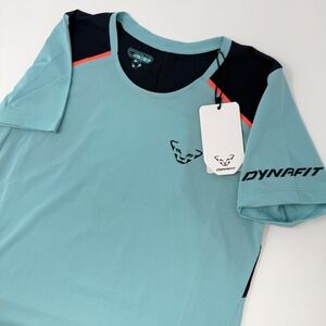 Dynafit Sky Shirt Women's XS Blue Technical Running Tee 08-71650 New With Flaw